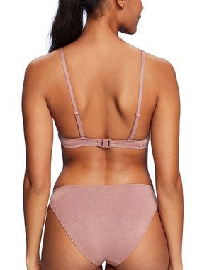 Esprit Bügel-Bikini-Top Recycelt: glitzerndes Bikinitop