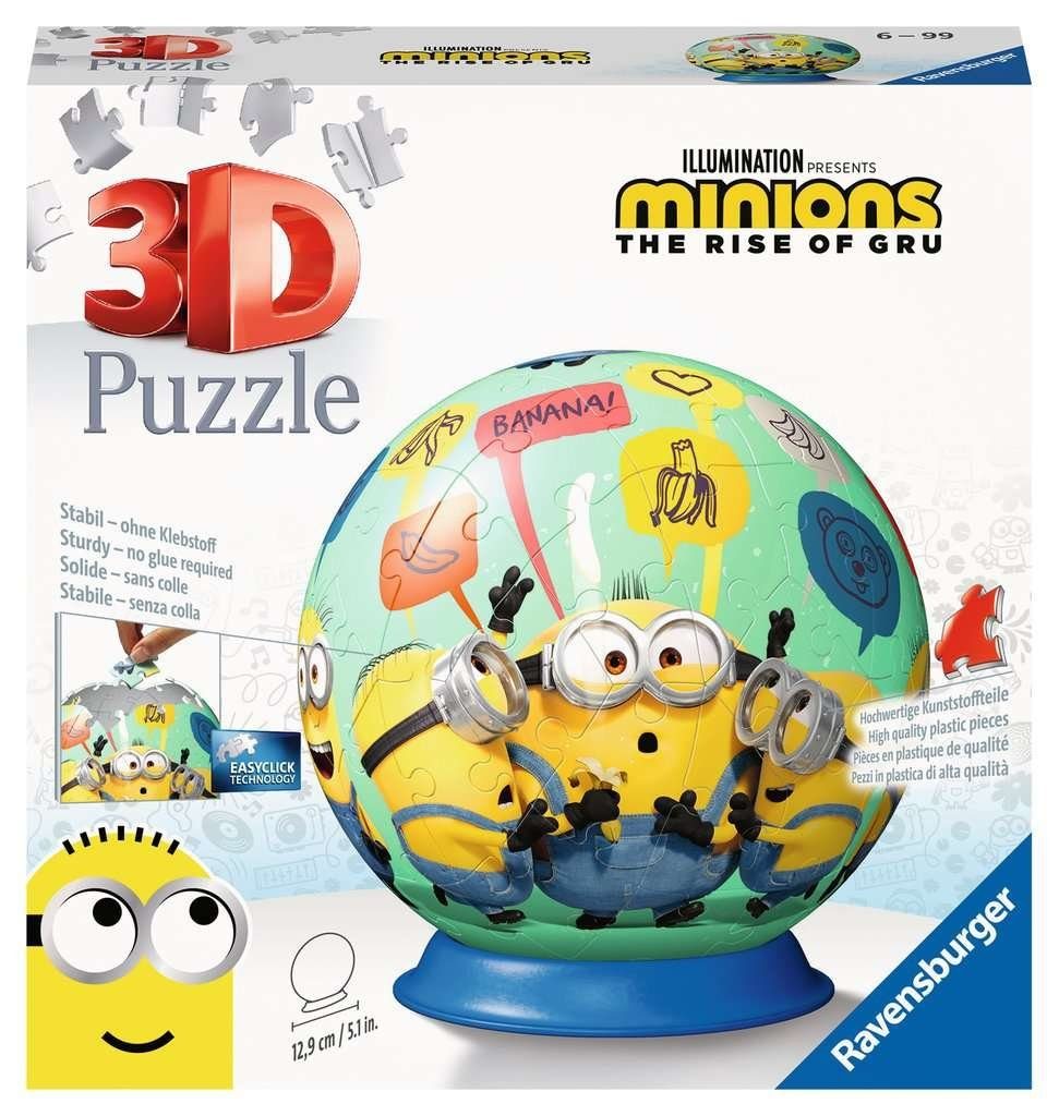 Ravensburger 3D-Puzzle Ravensburger Puzzle Ball Minions 2, Puzzleteile