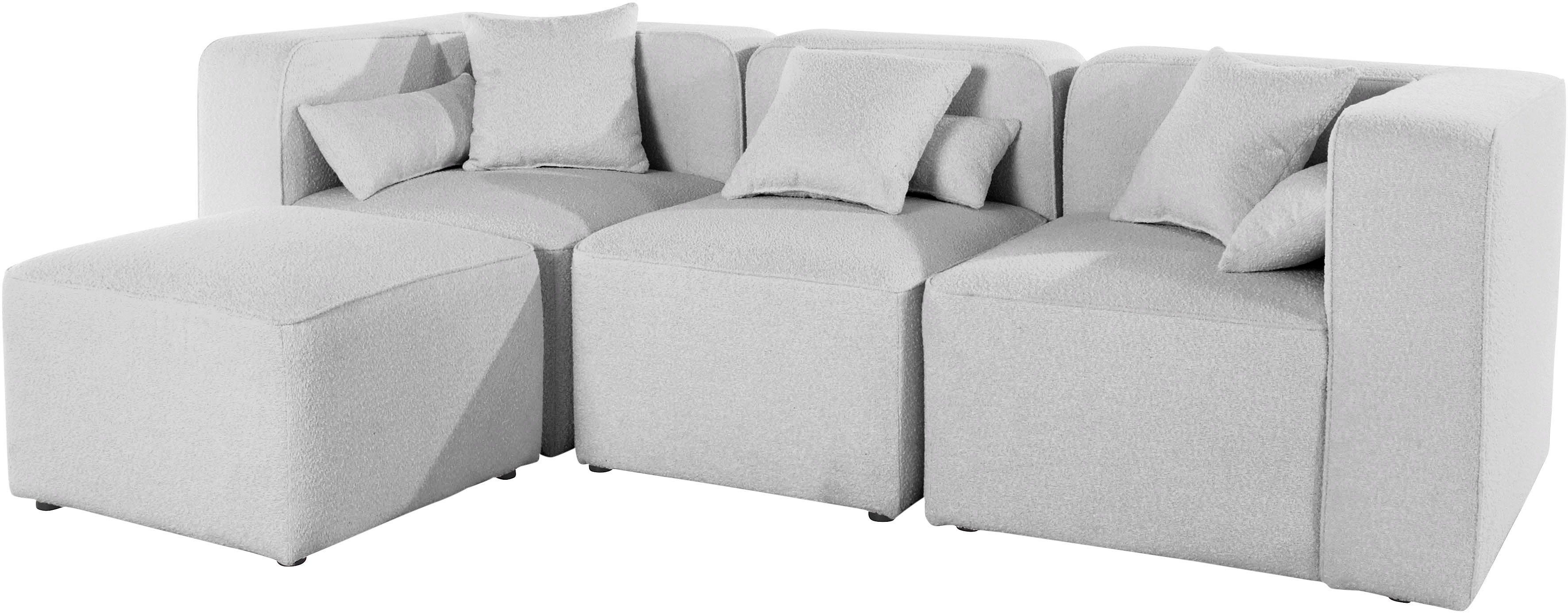 Home affaire 3-Sitzer Sundstrup L-Form, Modulserie, individuelle Zusammenstellung