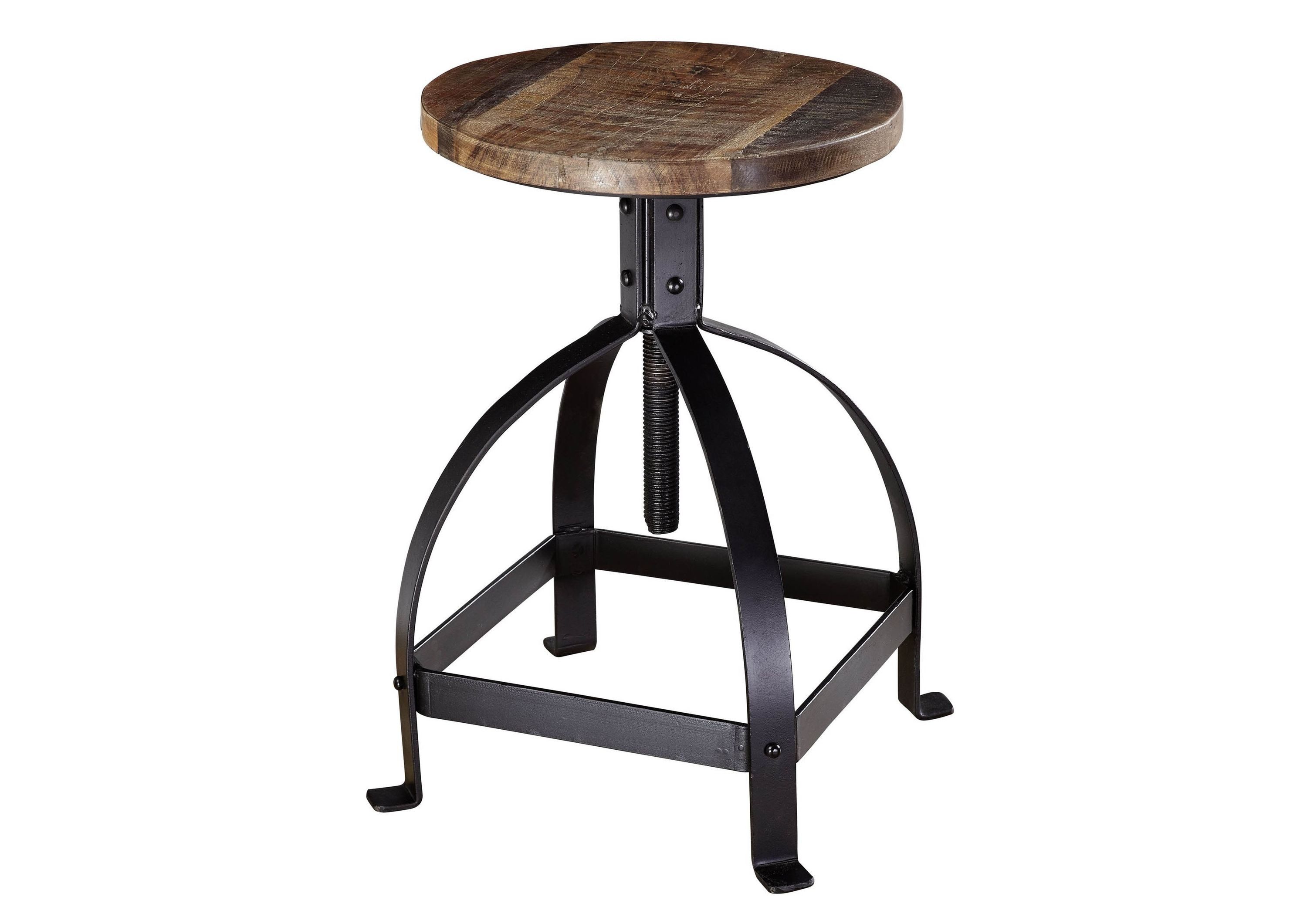 Massivmoebel24 Hocker INDUSTRIAL (Hocker Altholz 30x30x47 mehrfarbig lackiert INDUSTRIAL #03), Hocker Altholz 30x30x47 mehrfarbig lackiert INDUSTRIAL #03