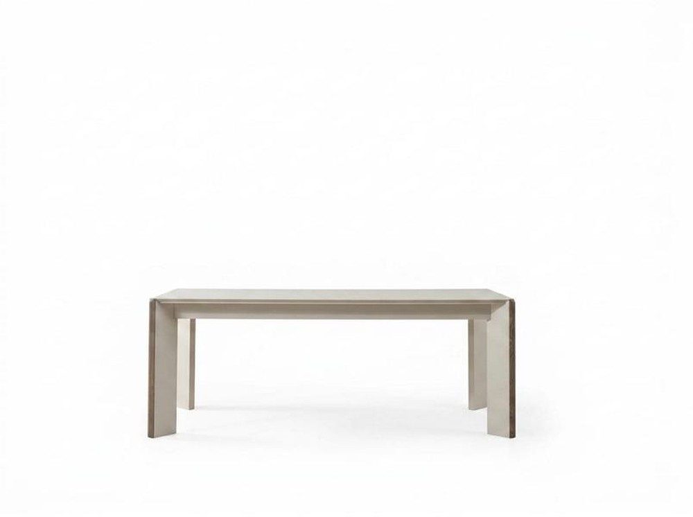 JVmoebel Küchentisch Moderner Esstisch Beige Holz Design Küchentisch Esszimmer Tisch (1-St., 1-tlg)