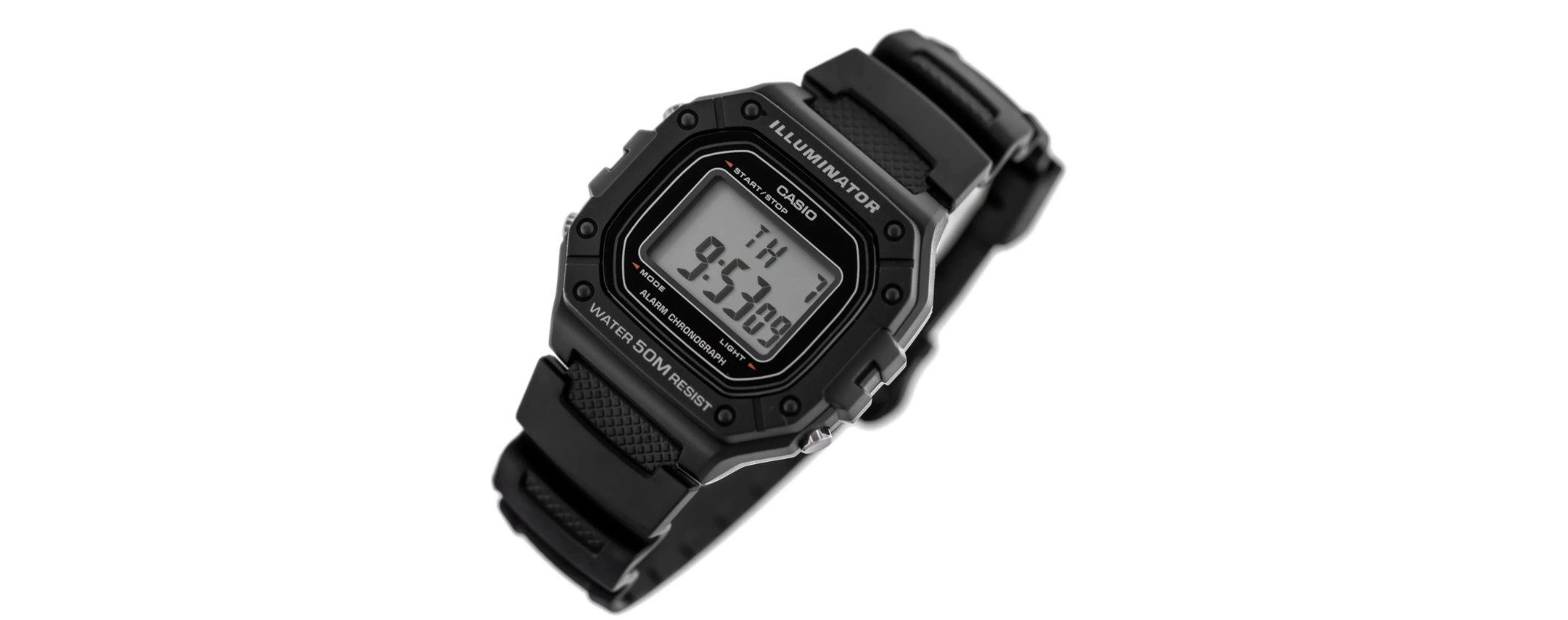 CASIO Uhrenarmband Casio Herrenuhr SPORT COLLECTION Schwarz (43 mm)