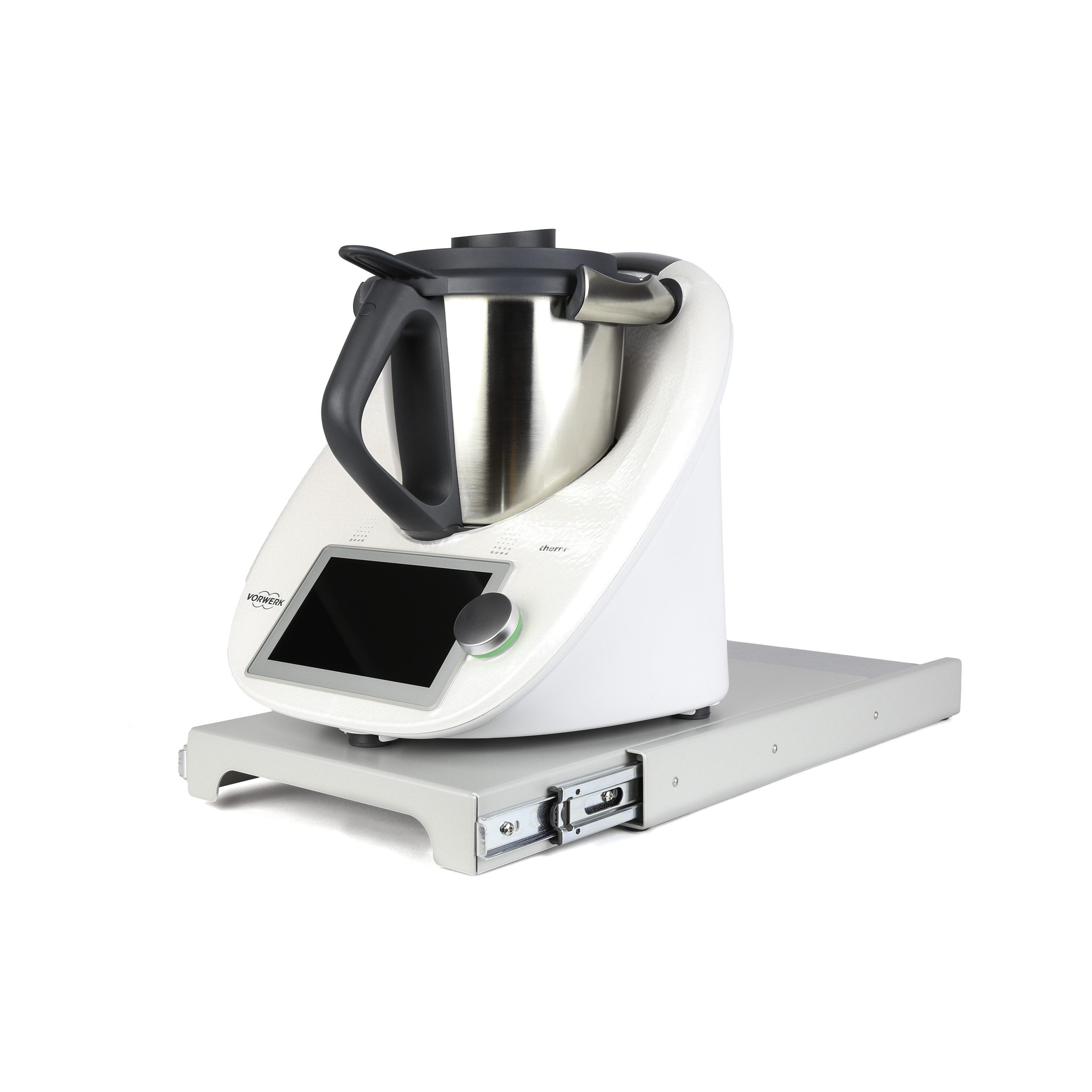 DreamFilters Teleskopauszug, Teleskopschublade für Thermomix®, Zubehör für TM7, TM6, TM5 und ältere, - Montagefrei.