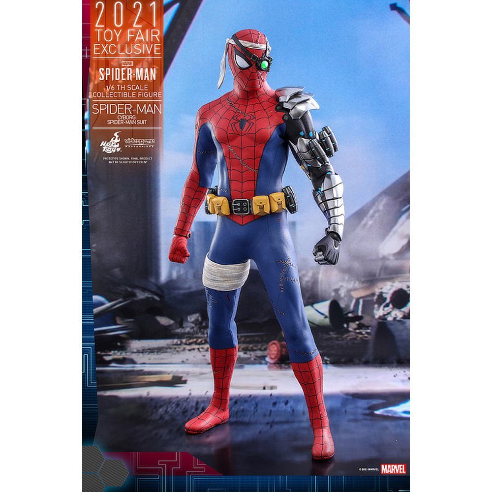 Marvel - (2021 Actionfigur Cyborg Exclusive) Suit Hot Toys Fair Spider-Man Toy