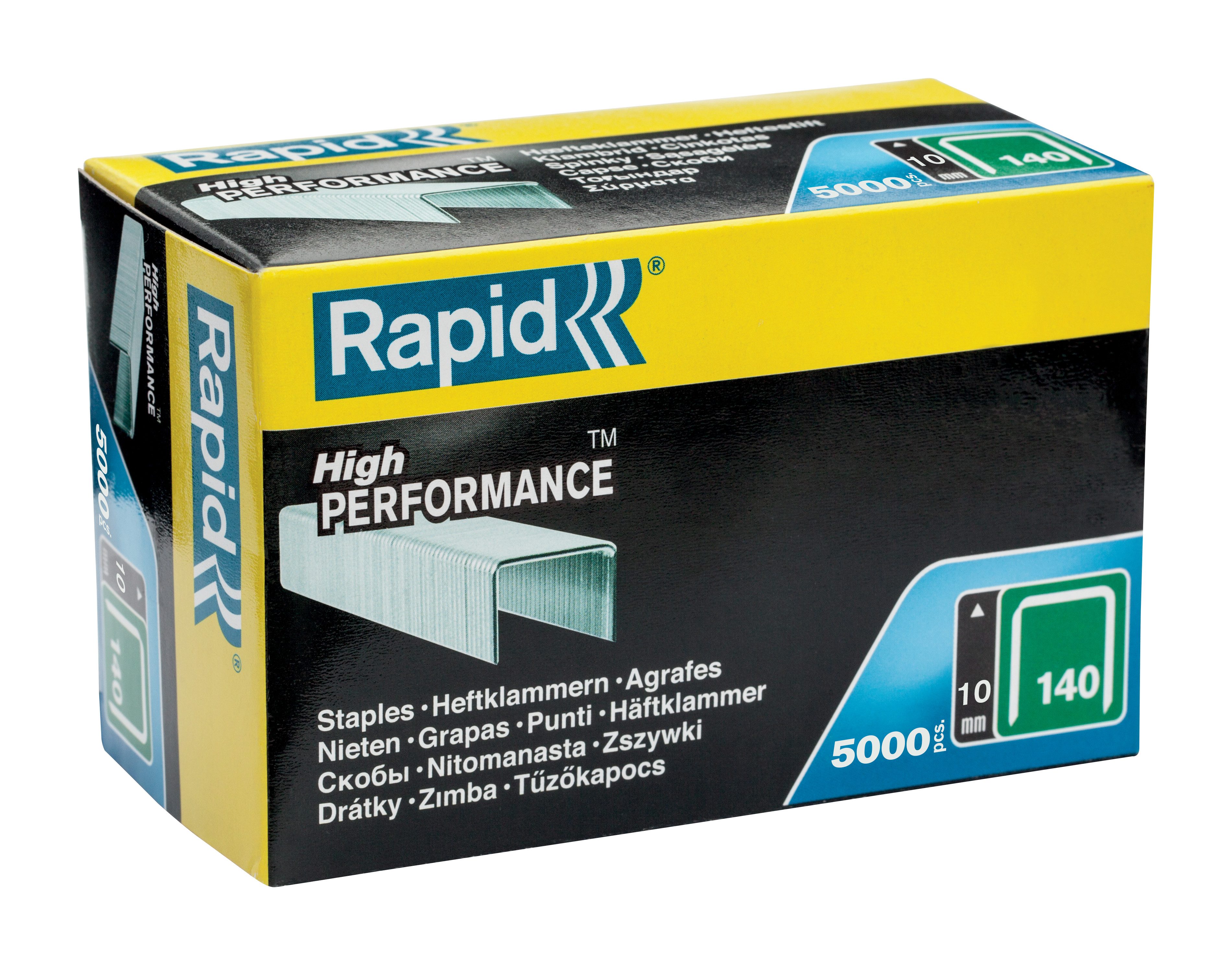 Rapid Elektro-Tacker Typ 140 Flachdrahtklammern 10mm 5000 Stück 11910711, (5000 tlg)