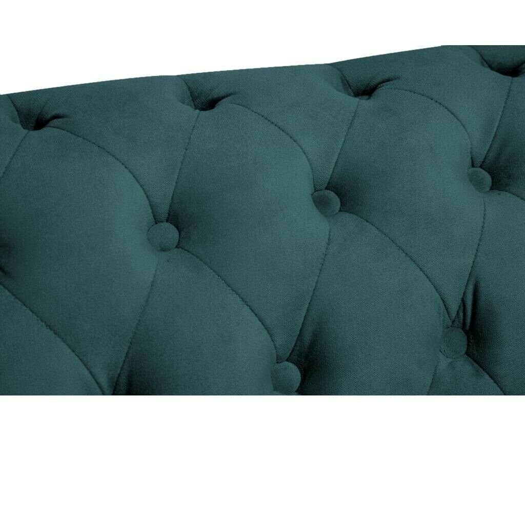 JVmoebel Sofa Klassische Sofa, Couch Europe Dreisitzer Möbel Chesterfield Textil Made in