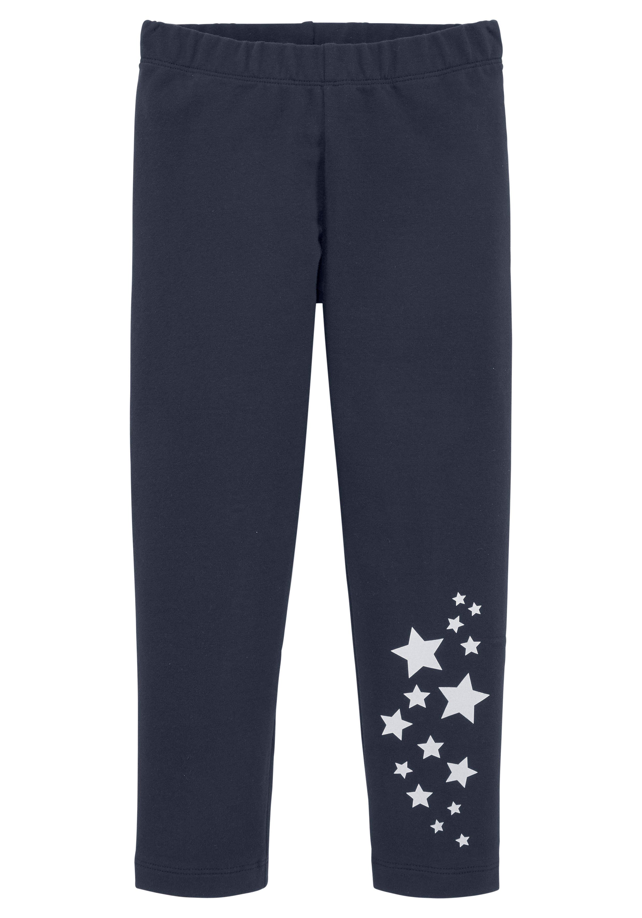 Sweatleggings Sternen Bein reflektierenden mit KIDSWORLD am