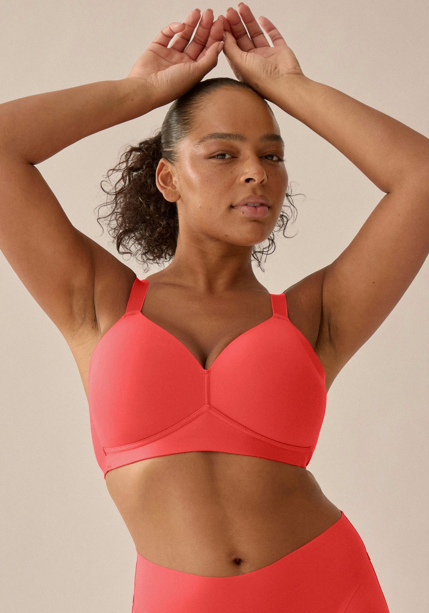 Naturana Soft-BH Smoothing flache nahtlose Abschlüsse, breites Unterbrustband, ohne Bügel, basic