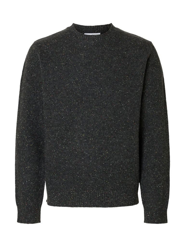 SELECTED HOMME Rundhalspullover SLHNEIL