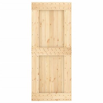 vidaXL Schiebetür Tür NARVIK 85x210 cm Massivholz Kiefer (1-St)
