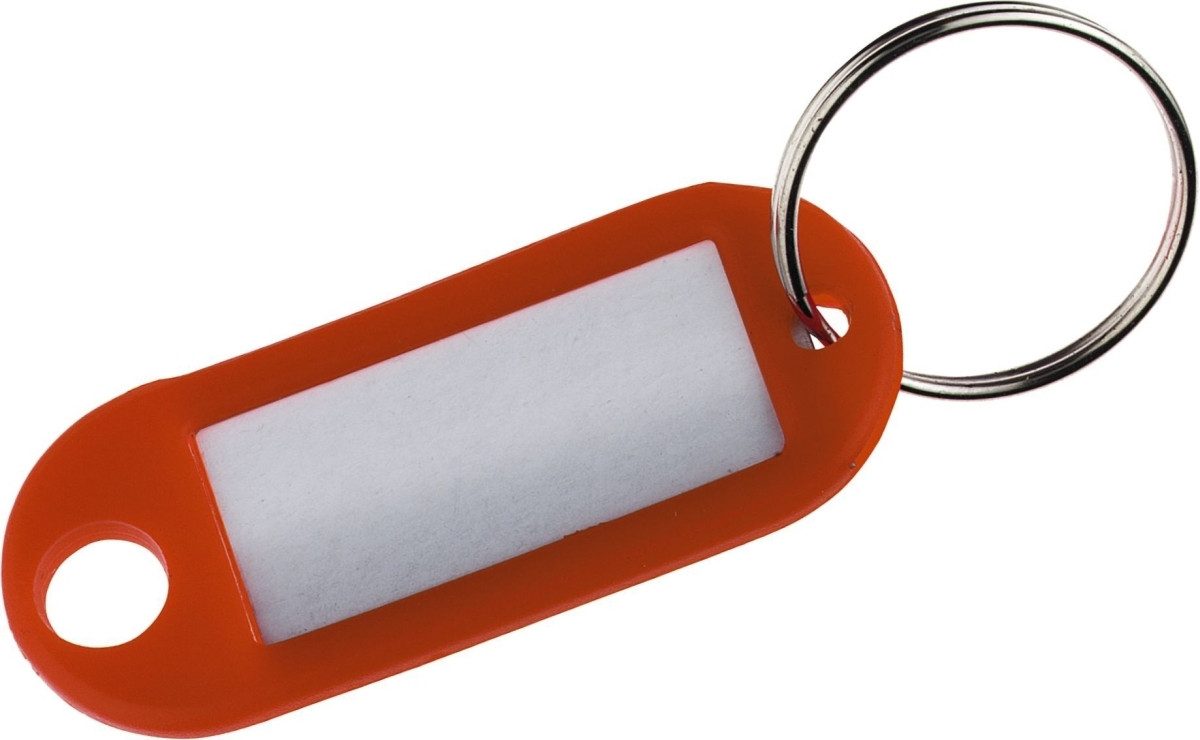Schlüsselanhänger Schlüsselanhänger VE=100 Stück orange