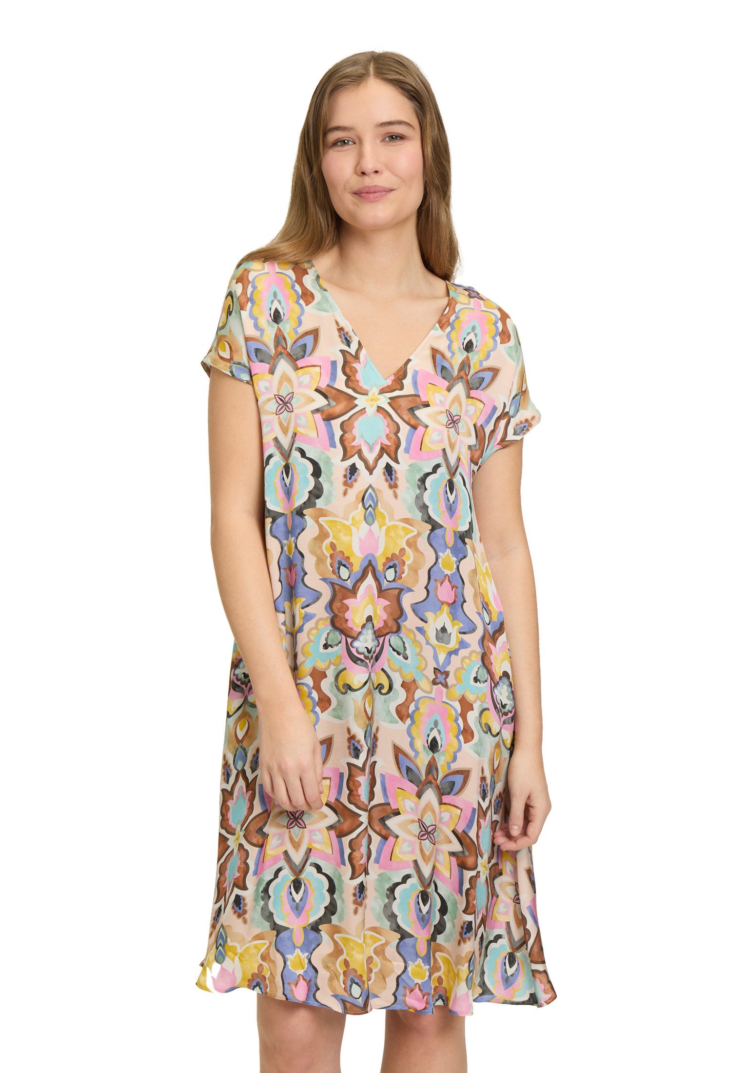 Vera Mont Sommerkleid Damen Sommerkleid mit überschnittenen Ärmeln Form günstig online kaufen