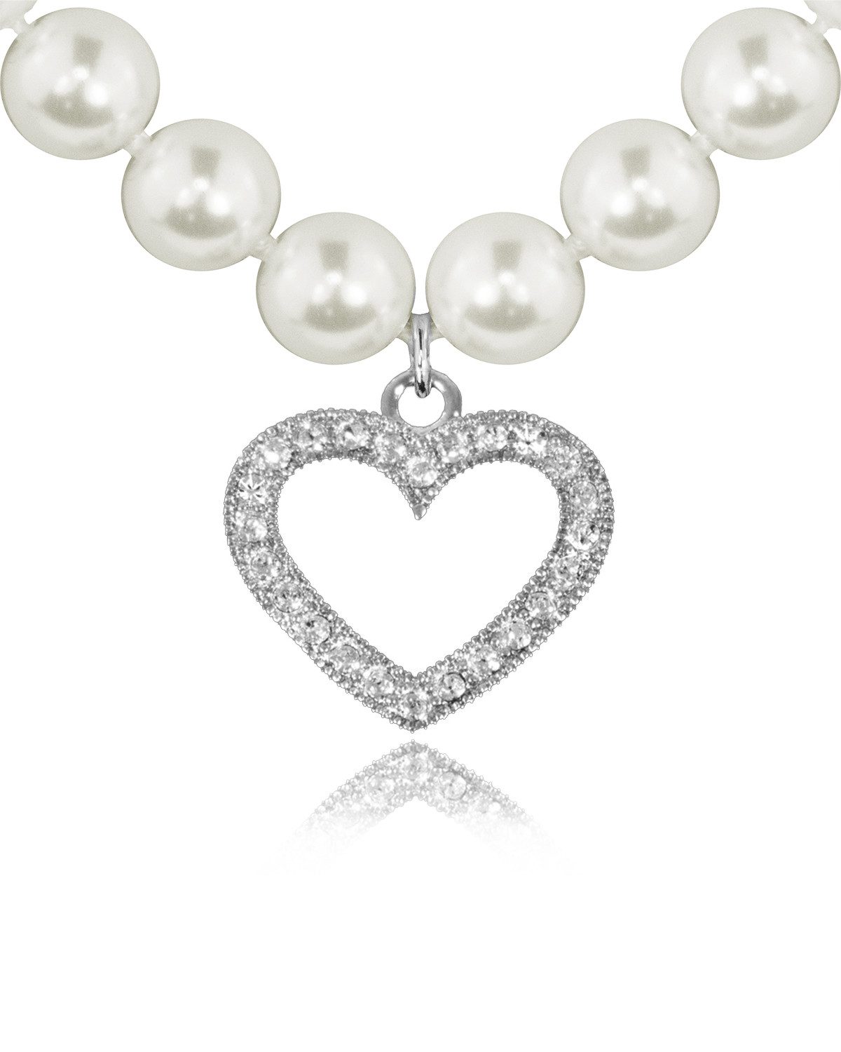 Kette mit Anhänger 'Phoebe' mit Kristallen von Swarovski®, Kristall