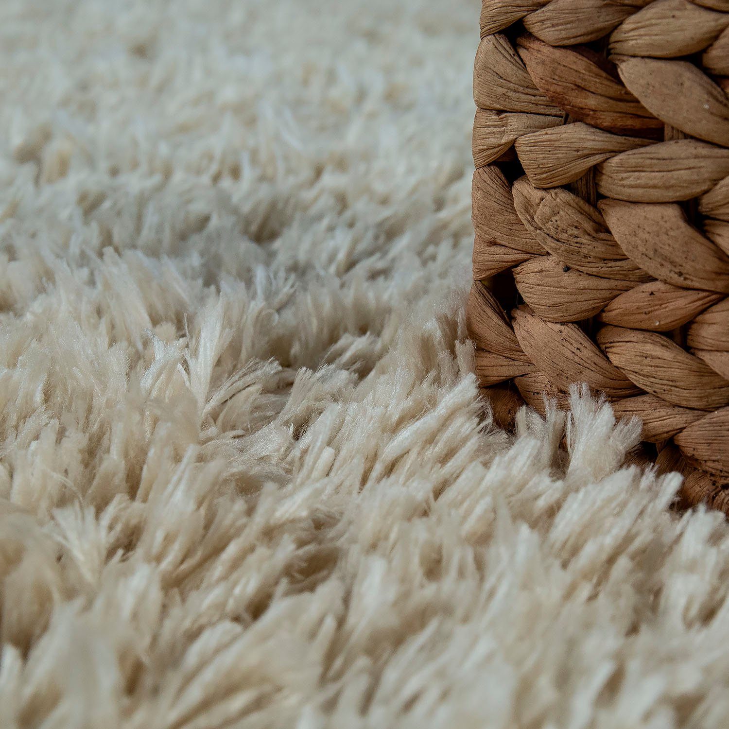 Hochflor-Teppich Bamba flauschig, mm, weich beige Optik, Home, Flokati & 45 Paco rechteckig, Höhe: 410, waschbar