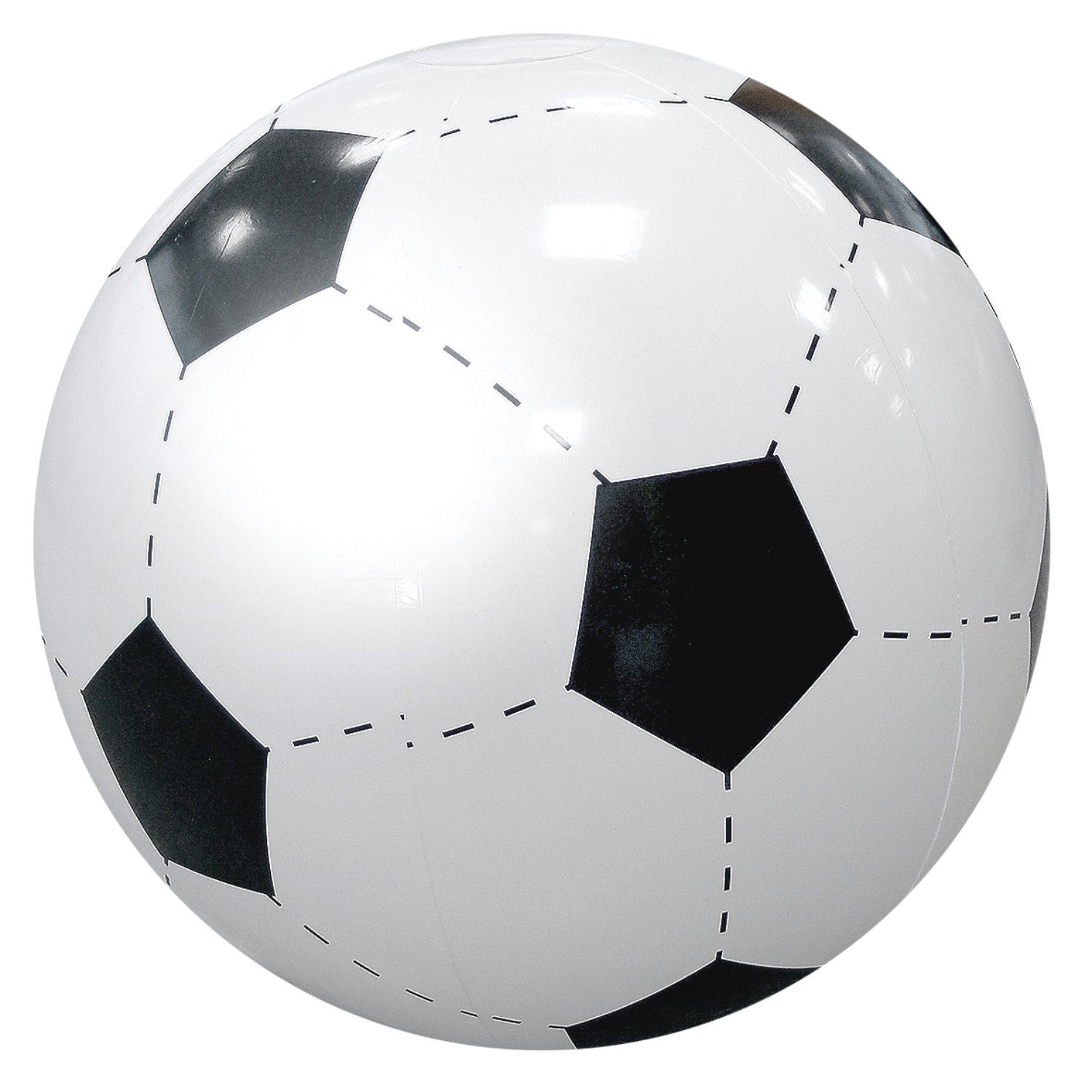 elasto Wasserball mit Fußball-Design