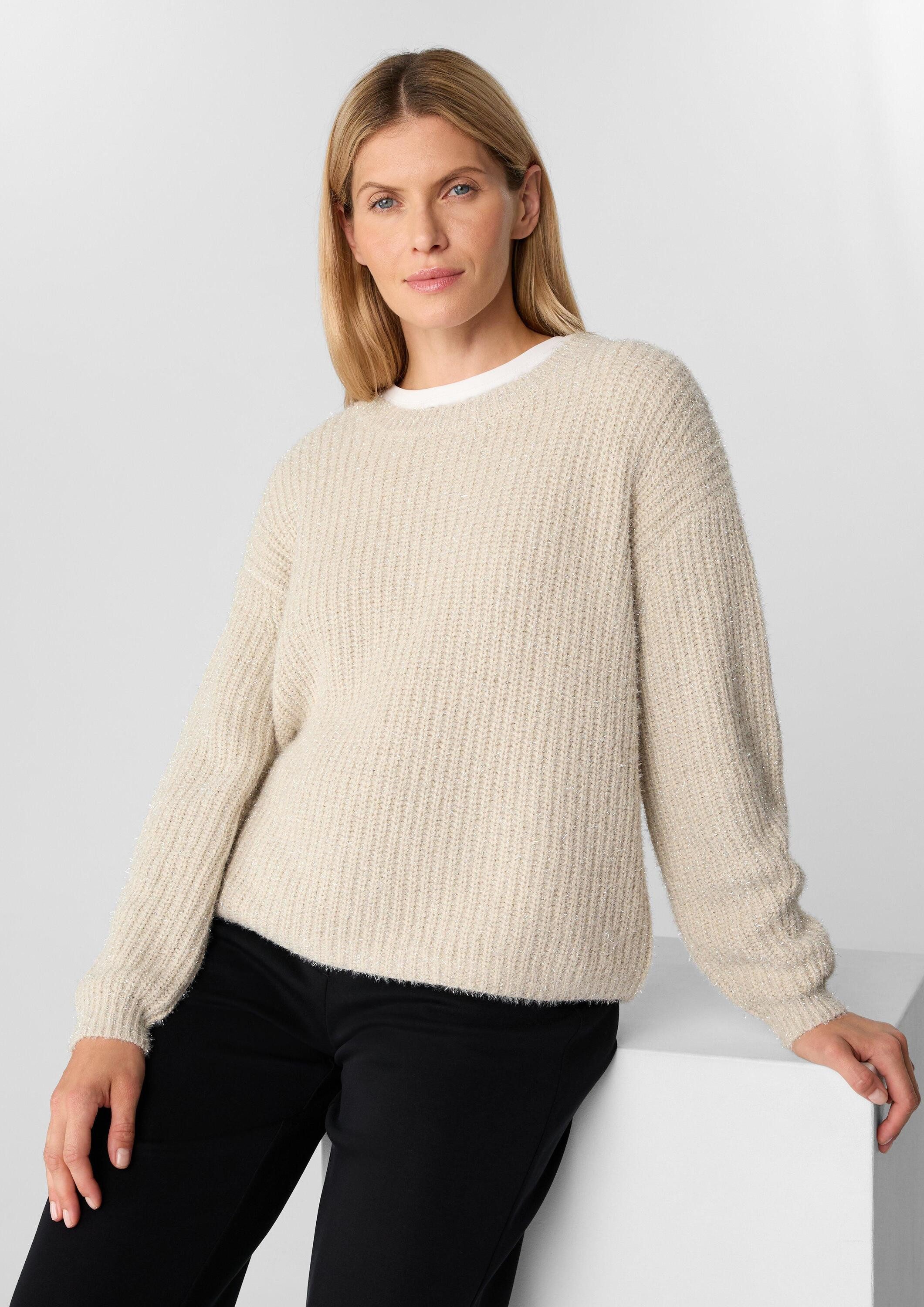 comma Longpullover Strickpullover Weicher Pullover mit günstig online kaufen