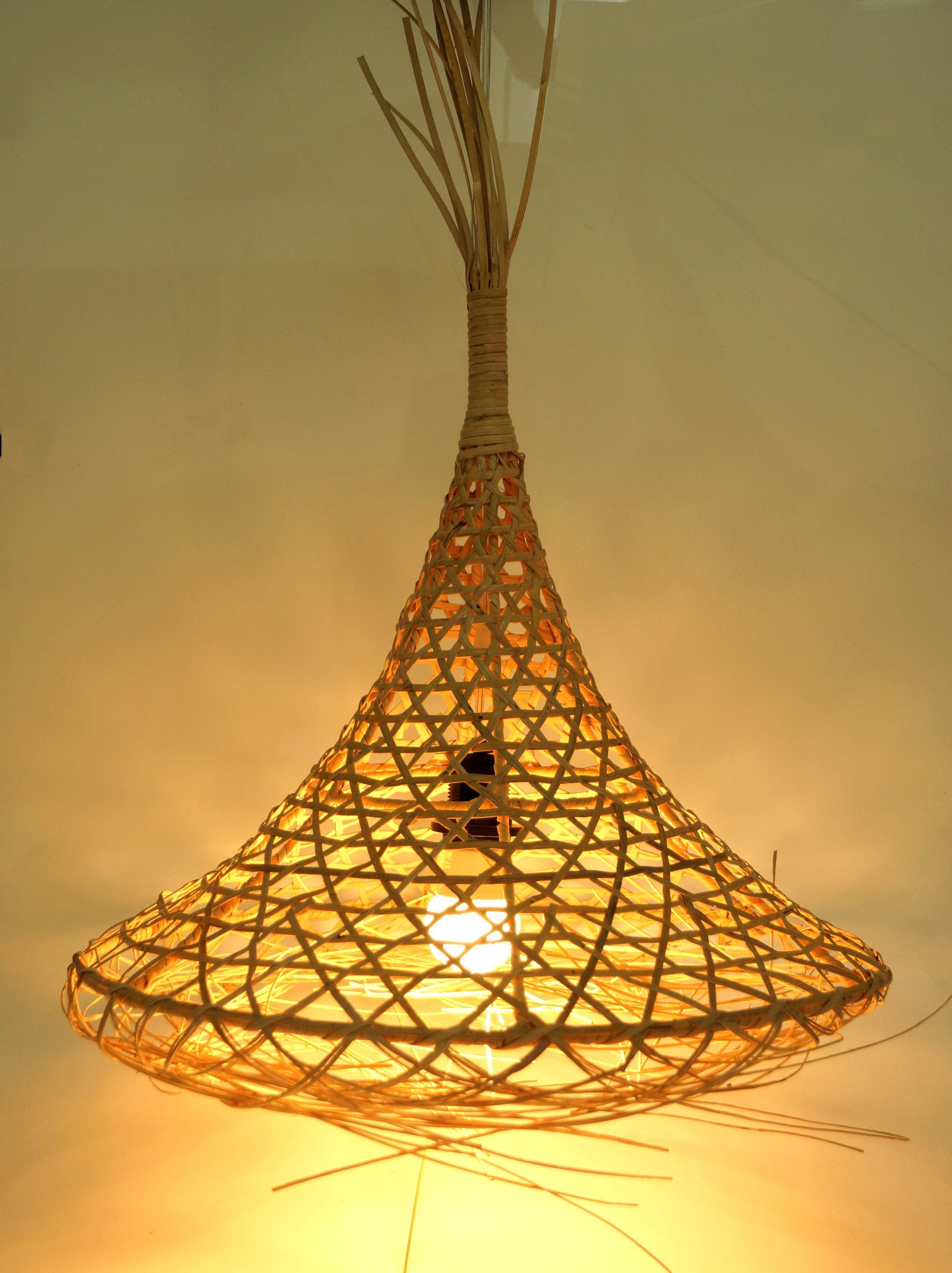 handgemacht inklusive Tabana Guru-Shop Deckenlampe, Bali Design Deckenleuchten aus.., Modell in Leuchtmittel nicht