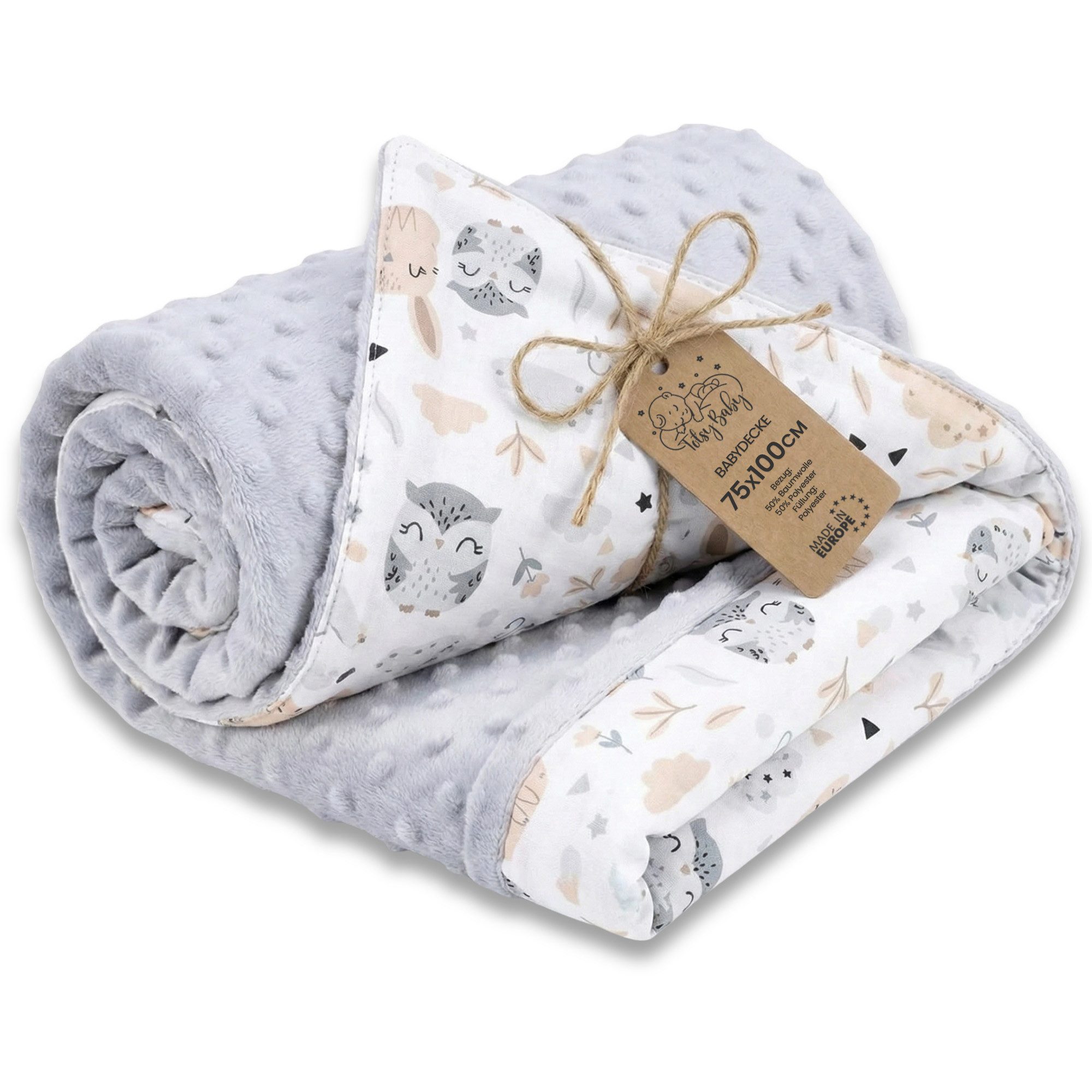 Babydecke Kuscheldecke Baby Decke - Kinderdecke Kinderwagen Blanket Babydecken, Totsy Baby