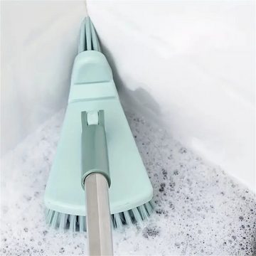 RefinedFlare Kehrgarnitur 1 Stück, Duschbürste, Badezimmer-Reinigungsbürste mit langem Griff, Wannen- und Fliesenbürste mit biegbarem Kopf