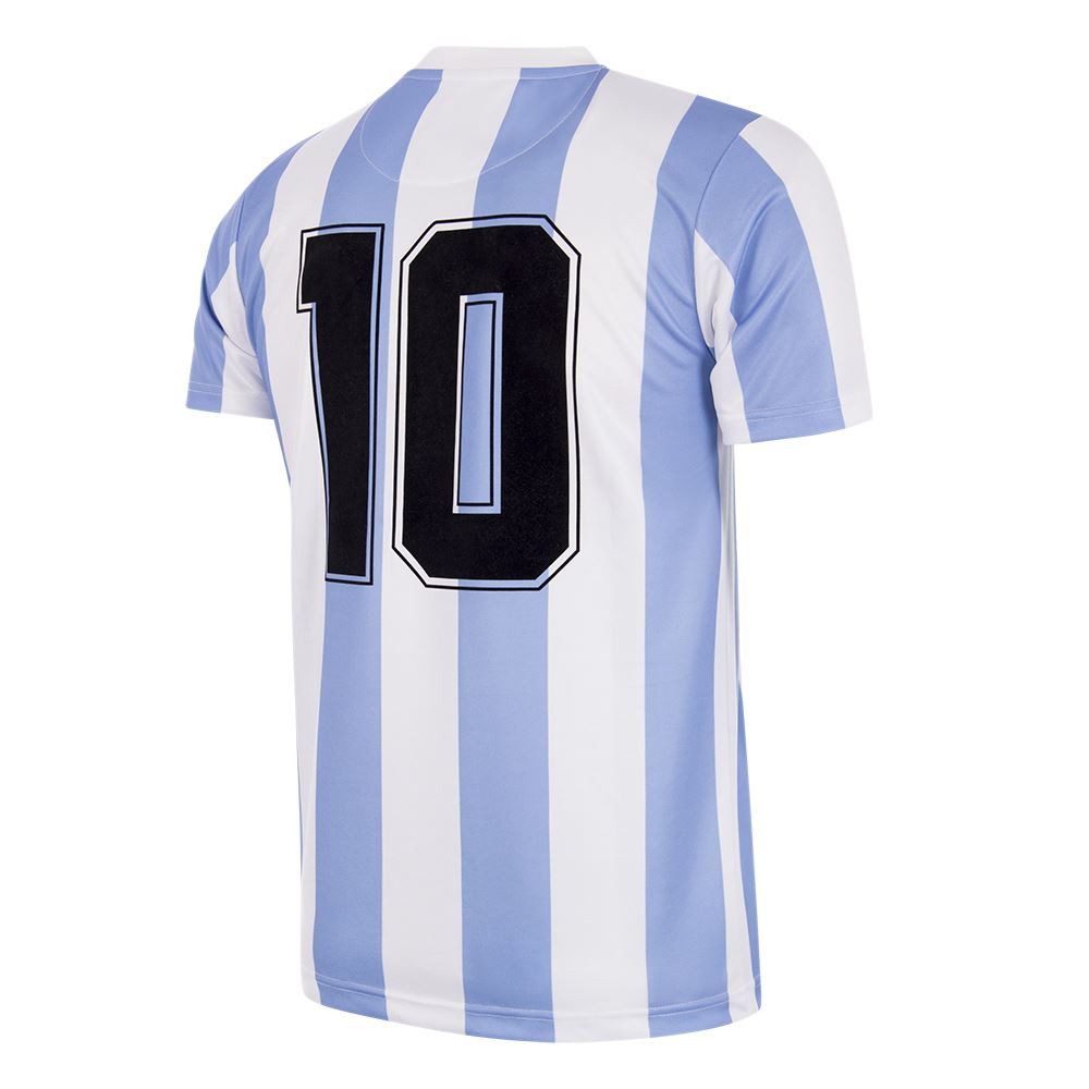 COPA T-Shirt Maradona X COPA Argentinien 1986 Gesticktes Vereinsemblem