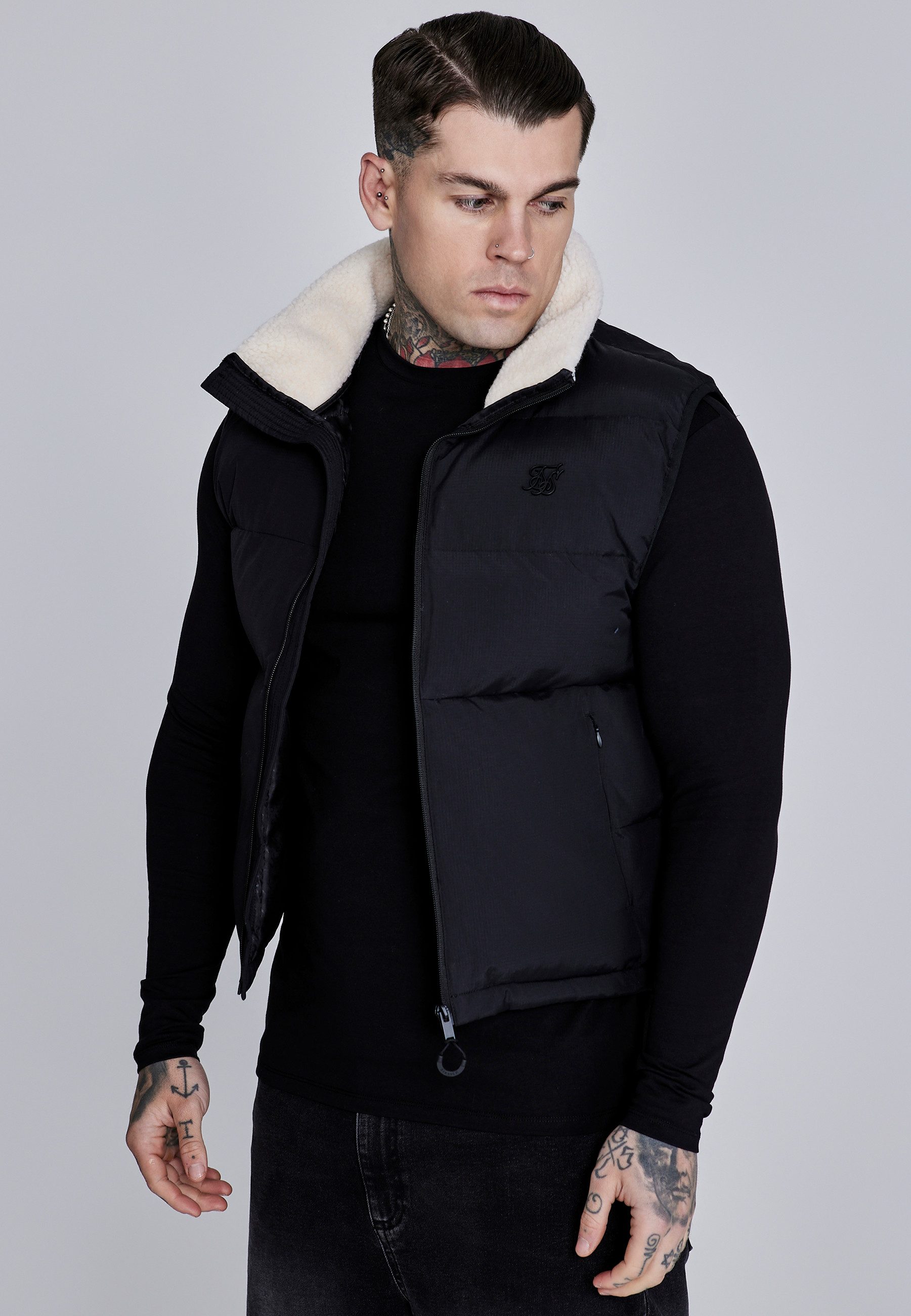 Siksilk Steppweste SikSilk Herren Weste günstig online kaufen