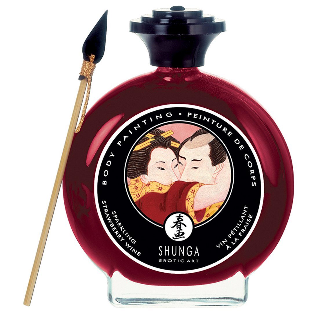 SHUNGA Körperpflegemittel Bodypainting Erotik Art - Sparkling Strawberry Wine, Leckbar