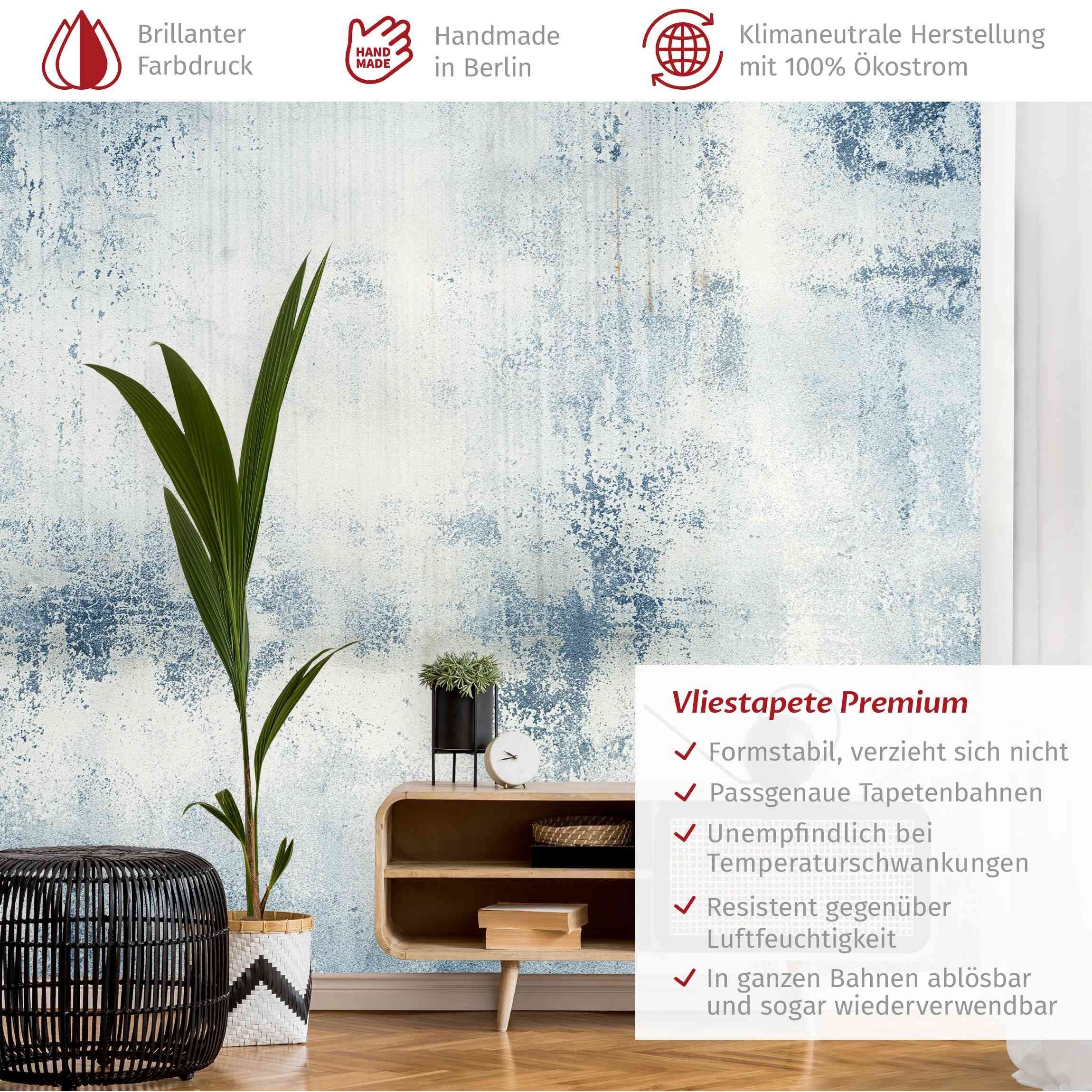 Bilderdepot24 Vliestapete Beton Betonwand Shabby Putz günstig online kaufen