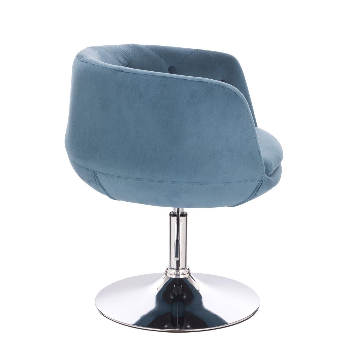 SVITA Cocktailsessel PANAMA (1-St., Drehsessel), 360° drehbar, verchromtes Gestell, gepolstert, höhenverstellbar