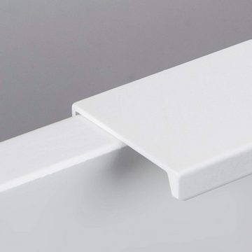 SO-TECH® Möbelgriff BLANKETT Jane Chrom weiß oder schwarz 50 - 780 mm, 50 - 780 mm incl. Schrauben