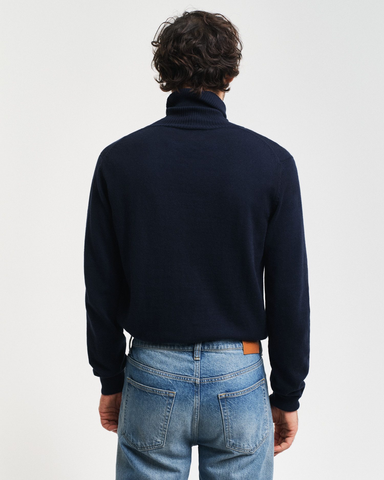 Gant Strickpullover CTN/WO ROLLNECK Mit Rundhalsausschnitt günstig online kaufen