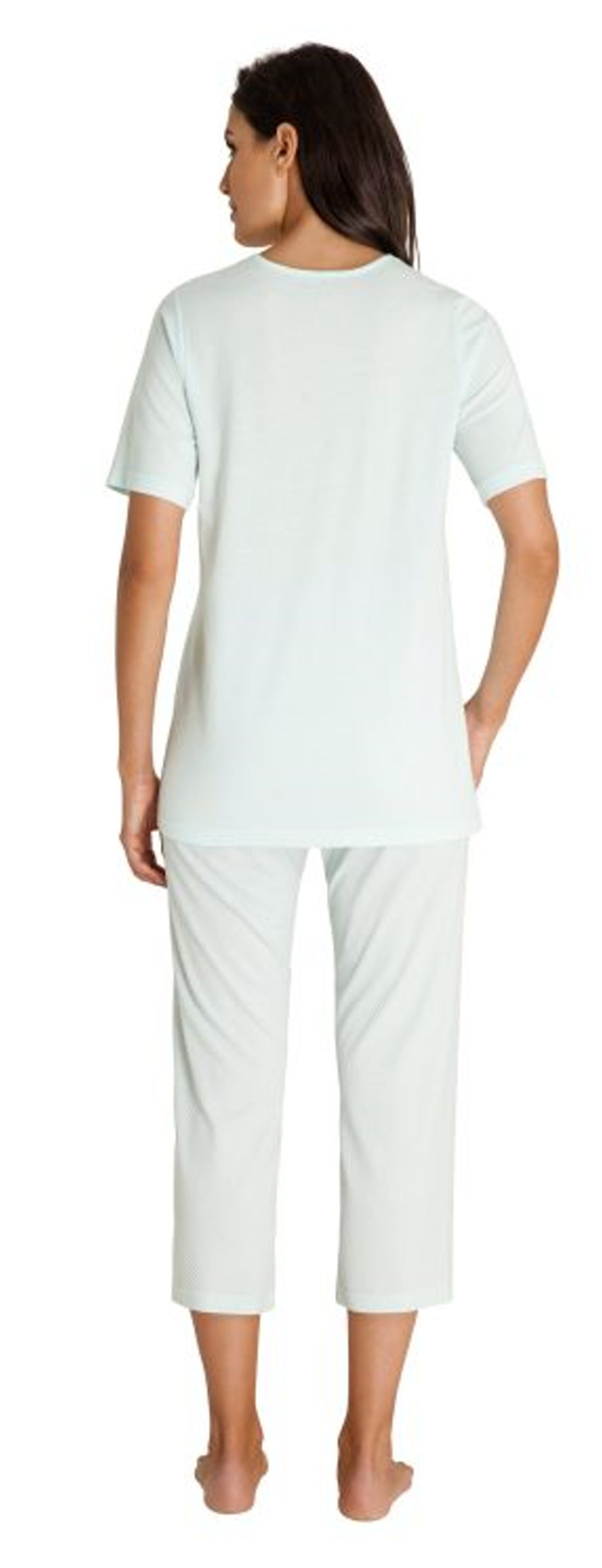Hajo Schlafanzug Damen Pyjama mit 7/8 Hose (2 tlg) Modalmischung günstig online kaufen