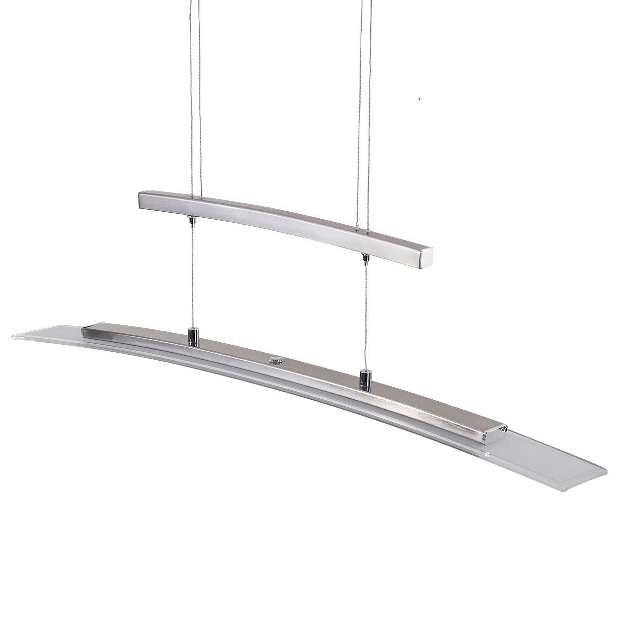 hofstein Pendelleuchte »Silvi« Hängelampe aus Metall in Chrom, 2700 Kelvin, günstig online kaufen