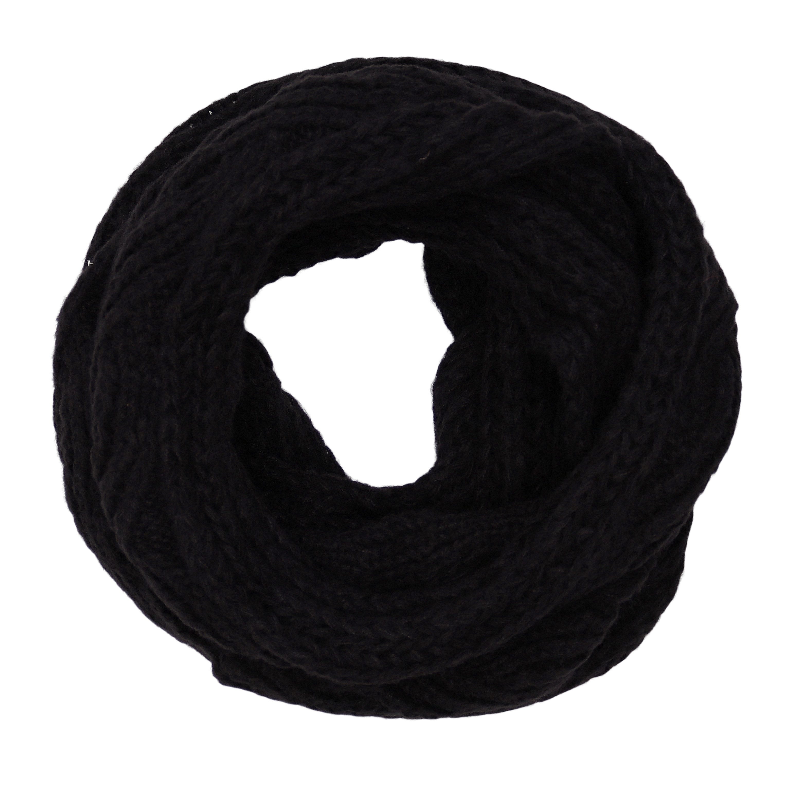 MIRROSI Loop Damen Strick Loopschal mit Zopfmuster, (zweimal um den Hals wi günstig online kaufen