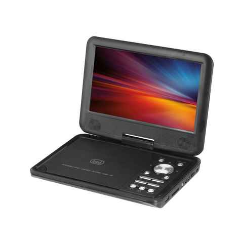 trevi Tragbarer 9" DVD-Player Portabler DVD-Player (CD,DVD, Kopfhöreranschluss, inkl. Gamepad und Spiele-CD)