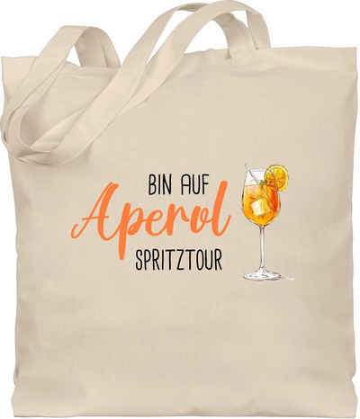 Shirtracer Umhängetasche Bin auf Aperol Spritztour JGA Mädelsabend Spritz Tour, Karneval & Fasching