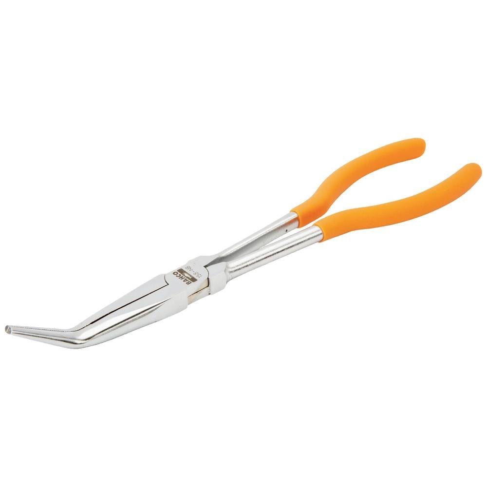 BAHCO Flachzange Flachrundzange, extra lang, 280 mm, gekröpft 158-NB