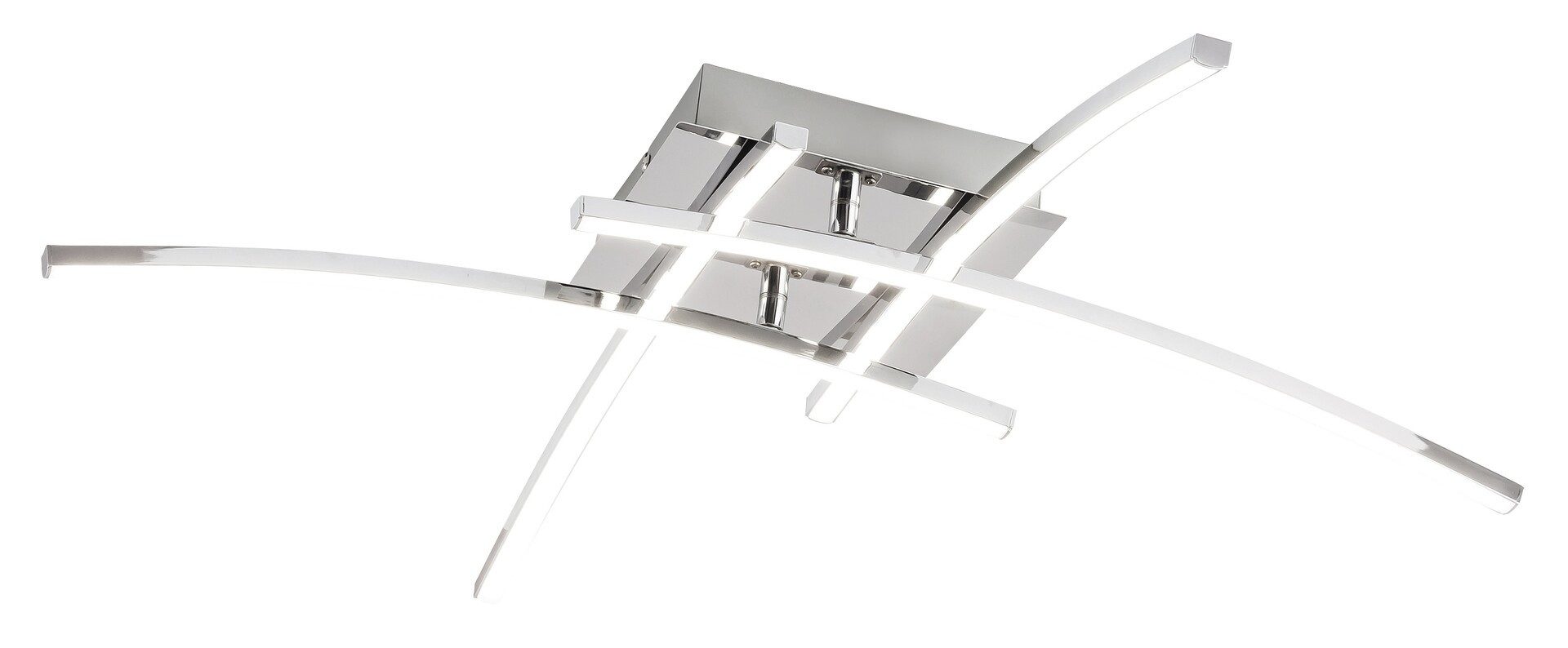 Rabalux LED Deckenleuchte "Alexis" Metall, silber, rund, 24W, neutralweiß, 1920lm, 4000K, ø665mm, neutralweiß