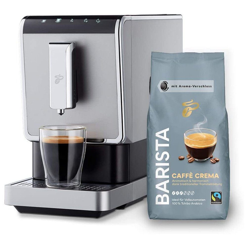 Tchibo Kaffeevollautomat Esperto Caffè silber, +1kg Barista Ganze Bohne  online kaufen | OTTO