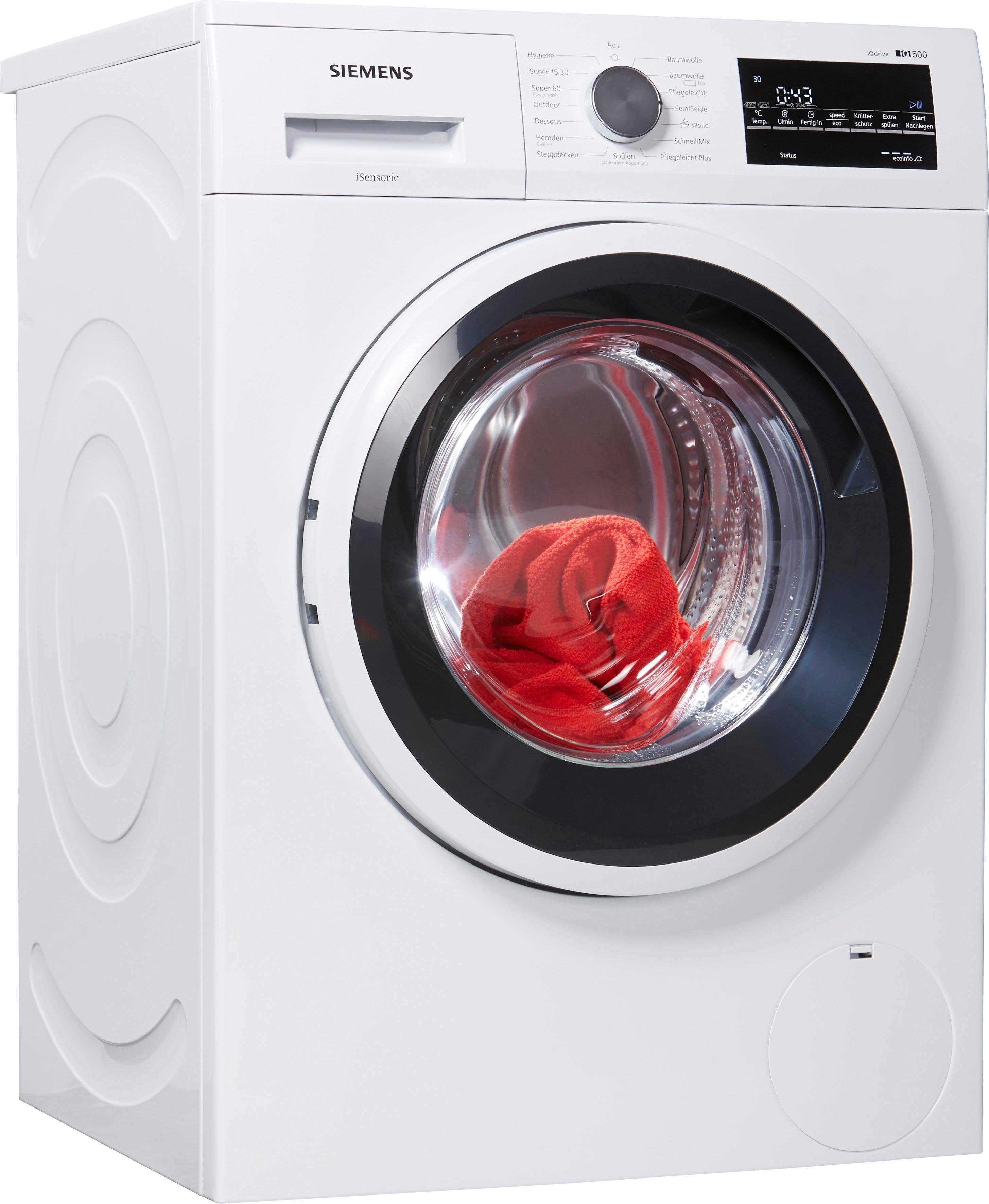 SIEMENS Waschmaschine iQ500 WM14T421, 7 kg, 1400 U/Min online kaufen OTTO