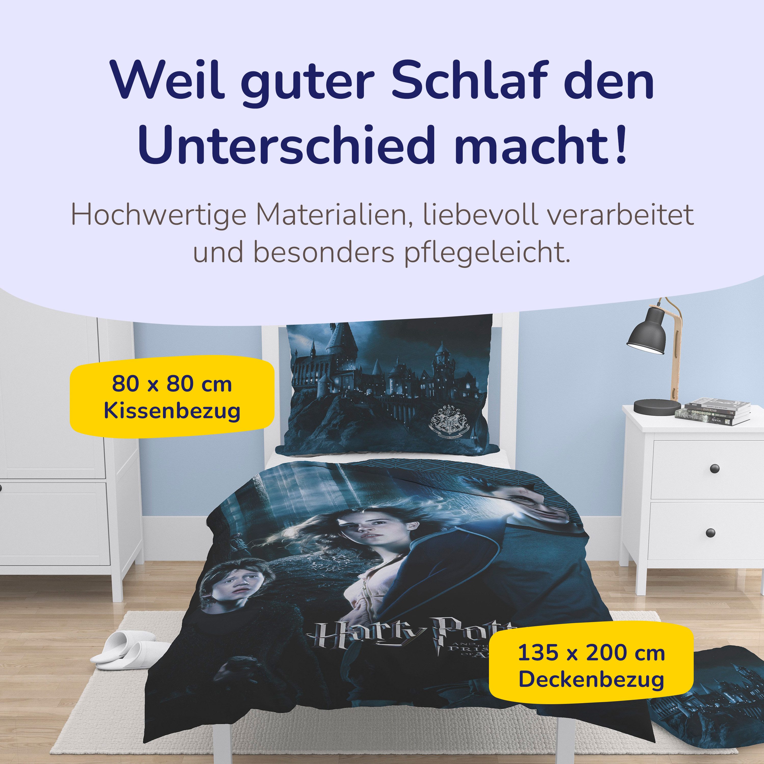 Träumschön Kinderbettwäsche Premium Baumwollbettwäsche 135x200 Harry günstig online kaufen