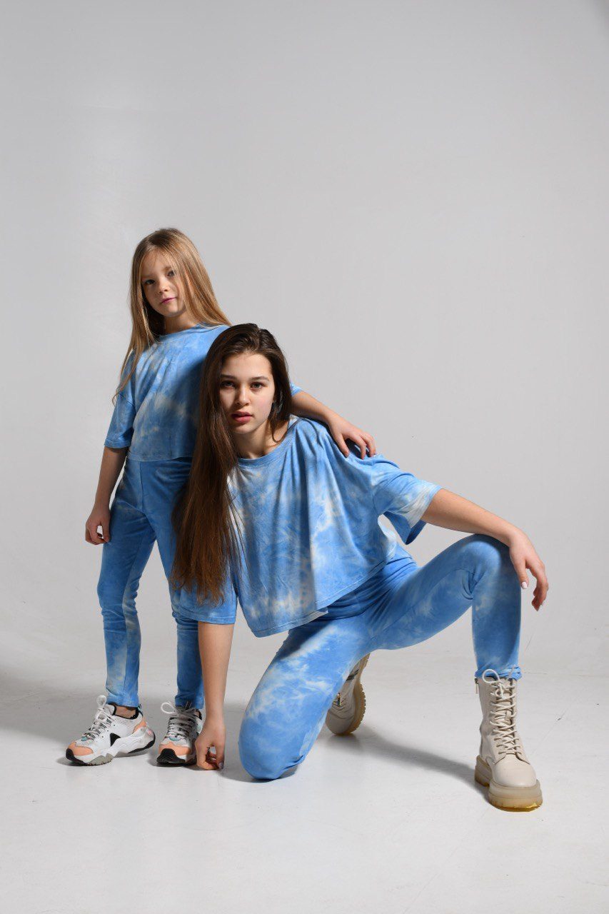 LEMONI Highwaist Leggings Leichte Batik-Leggings für günstig online kaufen