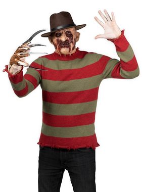 Maskworld Kostüm Freddy - Nightmare Pullover Signature Edition, Hochwertige Pullover Replika im authentischen 80er Jahre Look