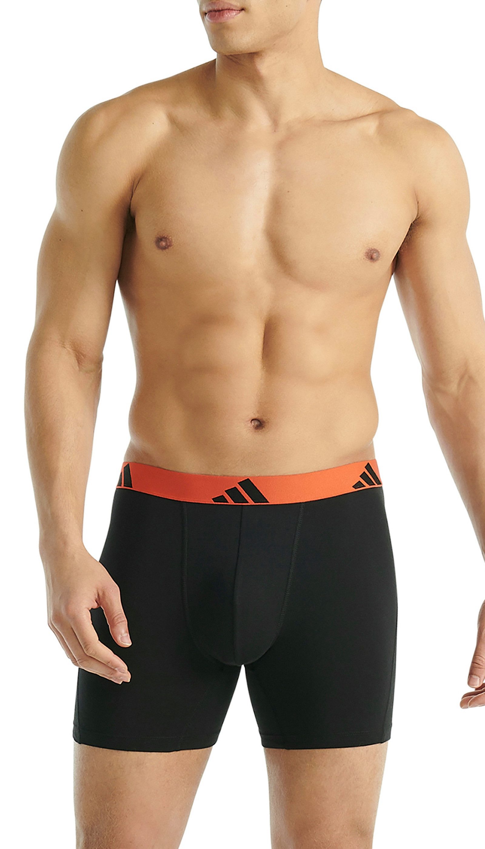 adidas Sportswear Boxer Active Flex Cotton (3er Pack) elastisch, Logo-Bund, sportlicher Look, ohne Eingriff
