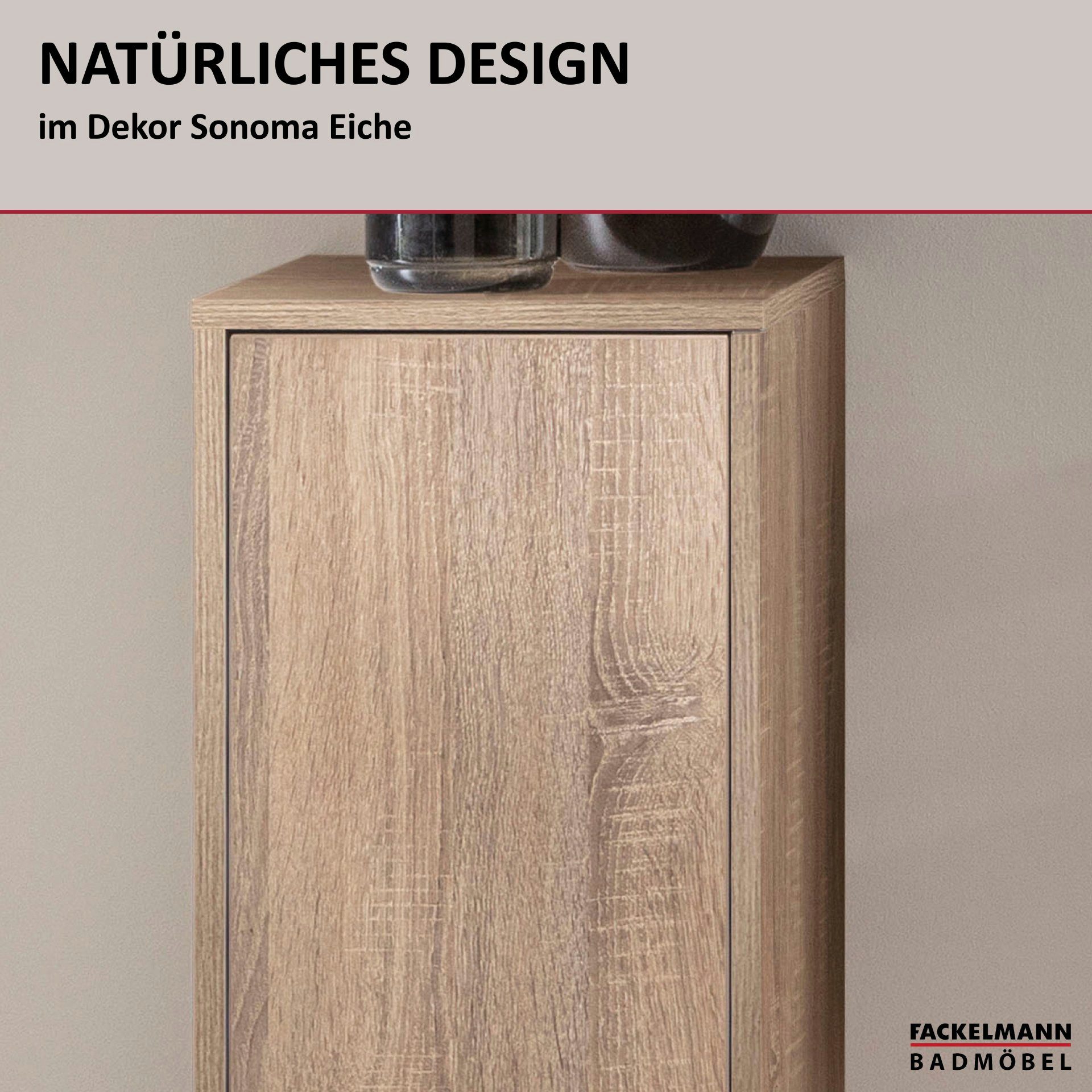 FACKELMANN Midischrank Badezimmerschrank, Midischrank, Stauraumwunder, Sono günstig online kaufen