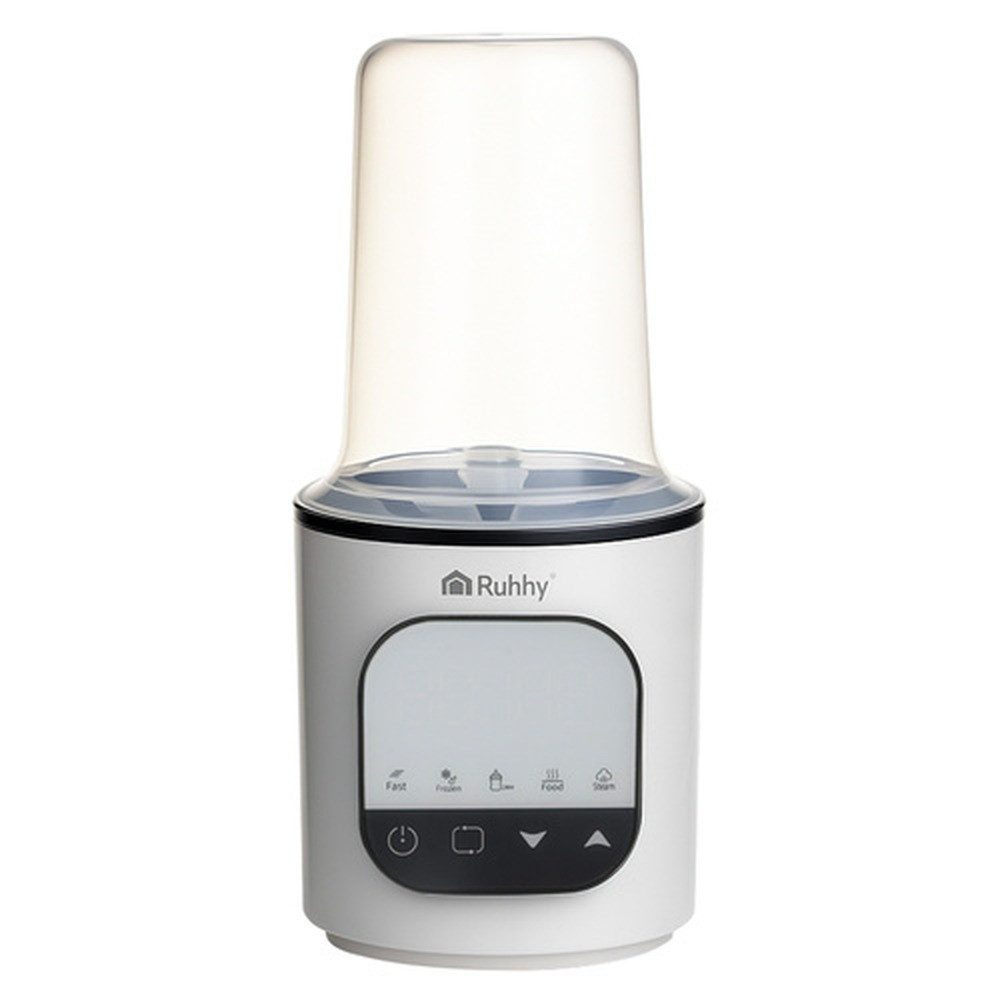 Ruhhy Babyflaschenwärmer 5-in-1 Flaschenwärmer, Regelbar von 45–80 °C, ideal für Flüssigkeiten, feste Lebensmittel