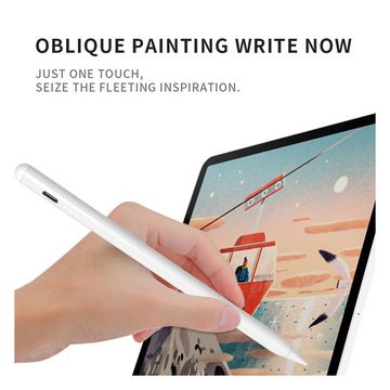 walkbee Eingabestift Eingabestift Pencil Stylus Stift für iPad Pro/Air/Mini(2018-2023) (Magnetischer Stylus Pen (Tablet stift, ipad stift), Kompatibel mit iPad/ iPad Pro/ iPad Mini/ iPad Air) Bluetooth Eingabestifte