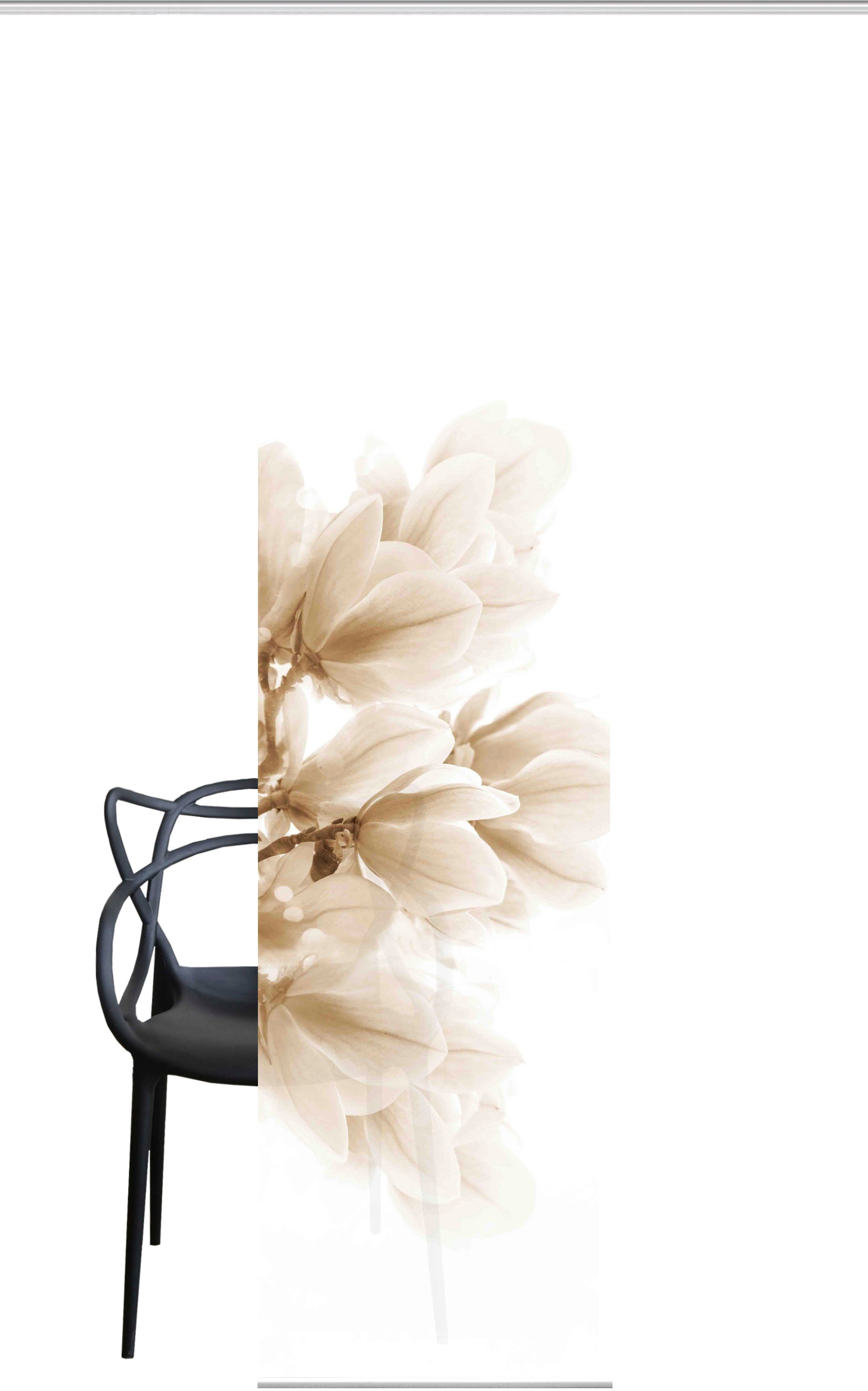 HOME WOHNIDEEN Schiebegardine KESSI (1 St), Paneelwagen, blickdicht, Schieb günstig online kaufen