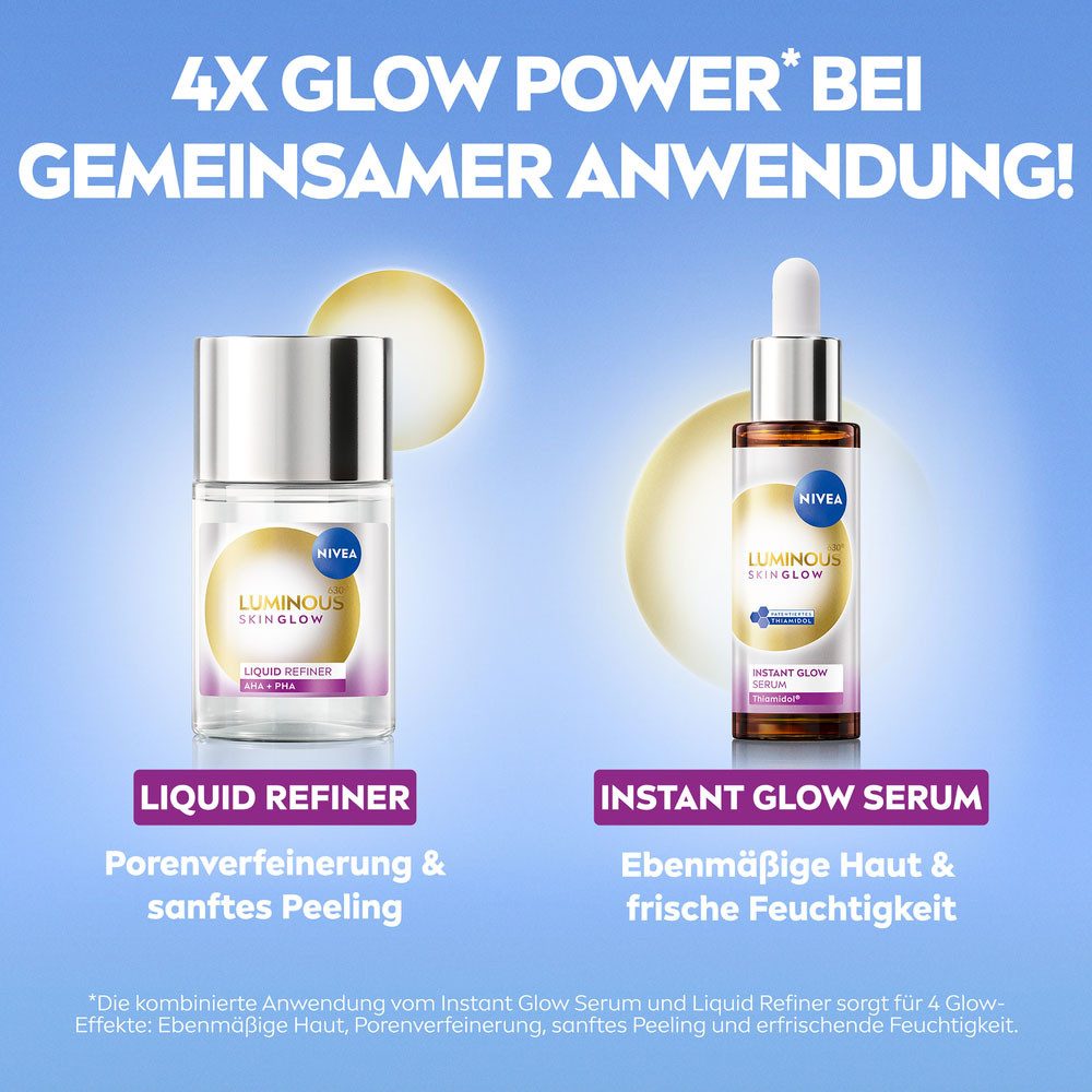 Nivea Gesichtspflege-Set NIVEA LUMINOUS630® Skin Glow Routine Set Set, 3-tlg.