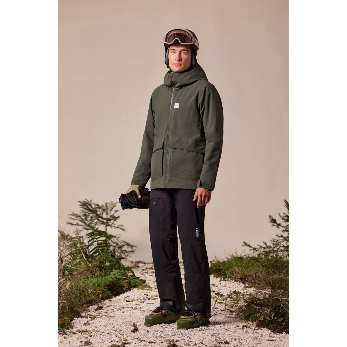 Maloja Skihose MENDELM. Leichte, atmungsaktive Freeride-Hose mit innovativer PrimaLoft®