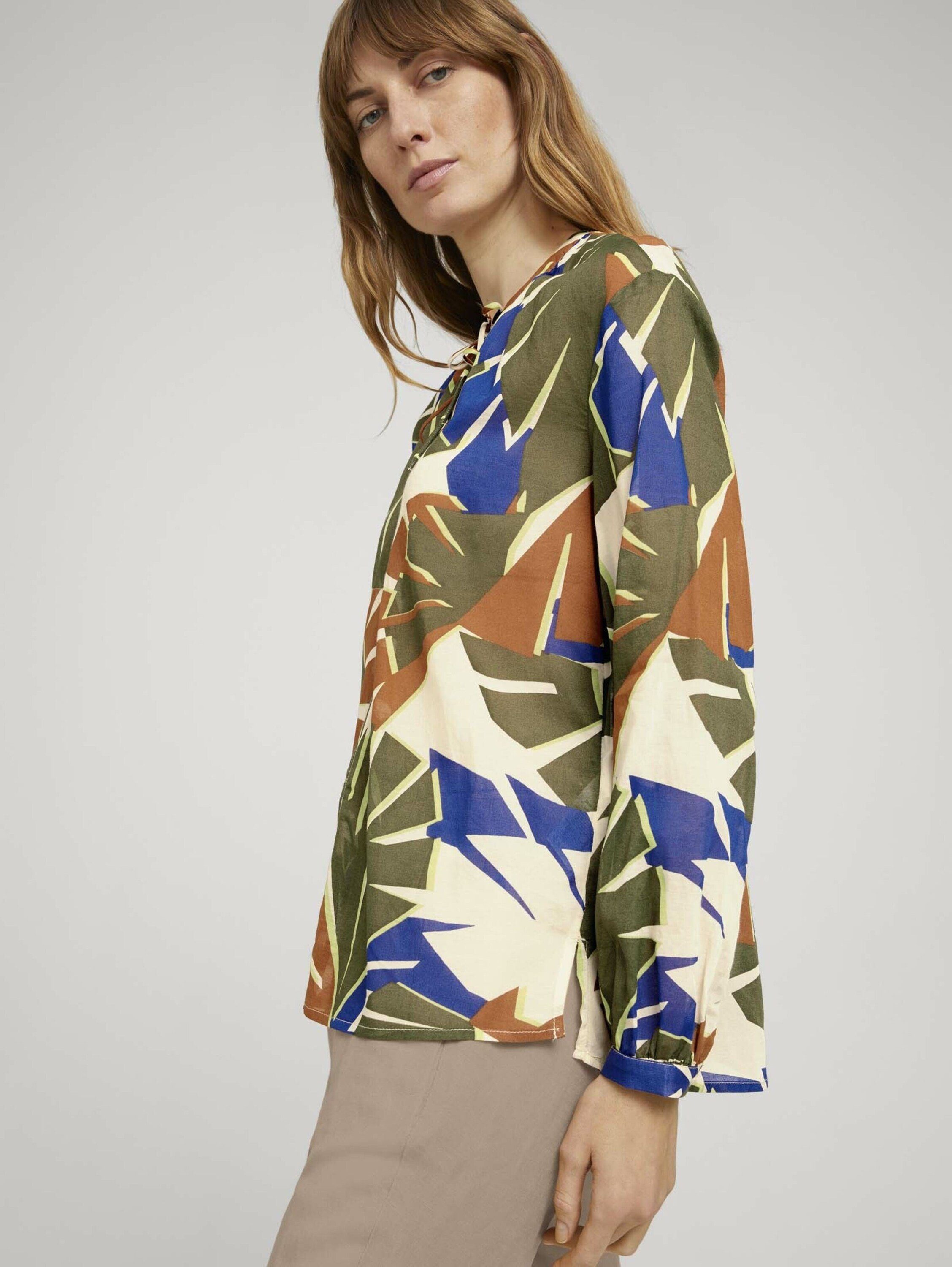 TOM TAILOR Langarmbluse (1-tlg) Cut-Outs